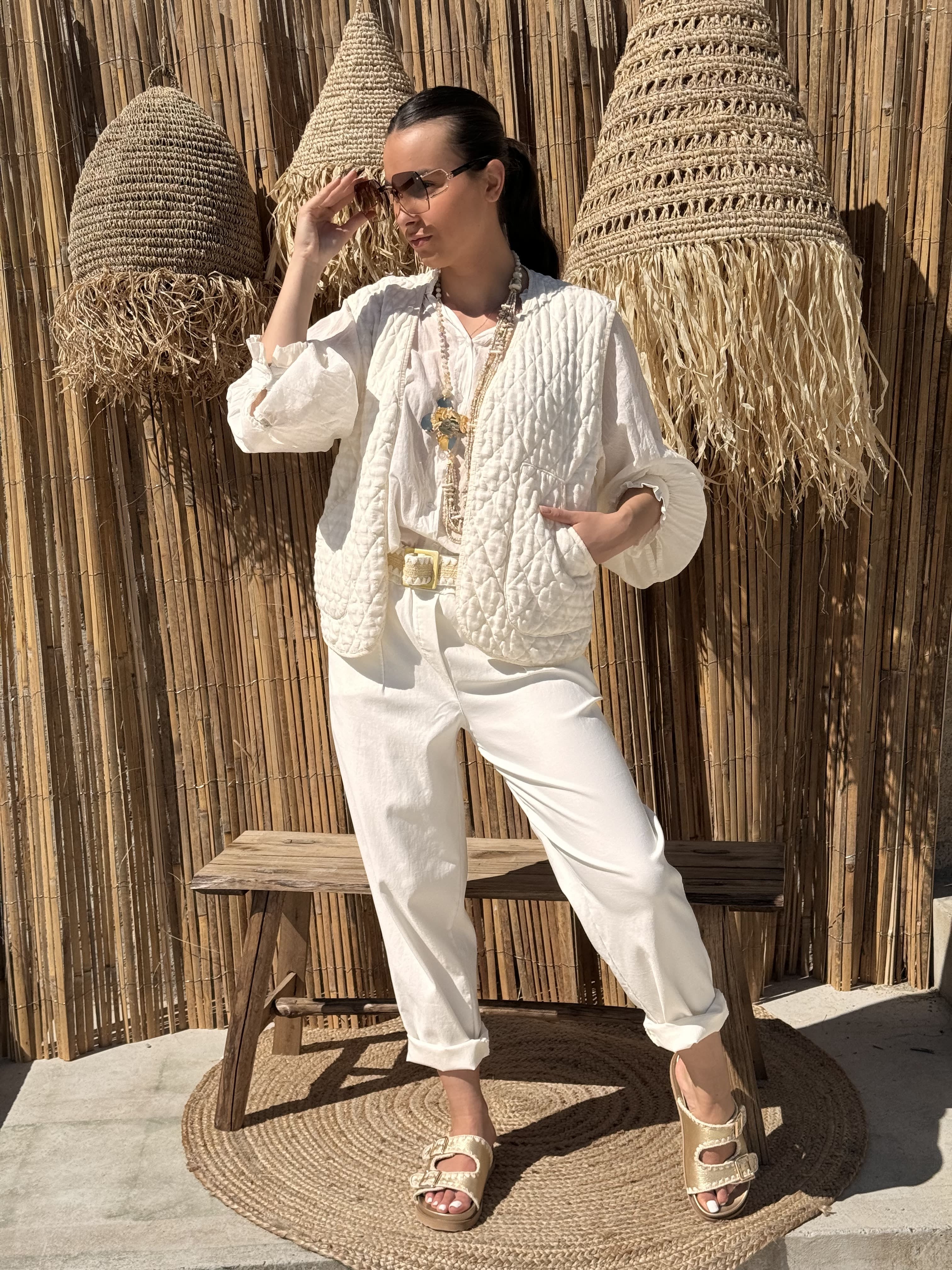 Blouse | AUDE | Blanc