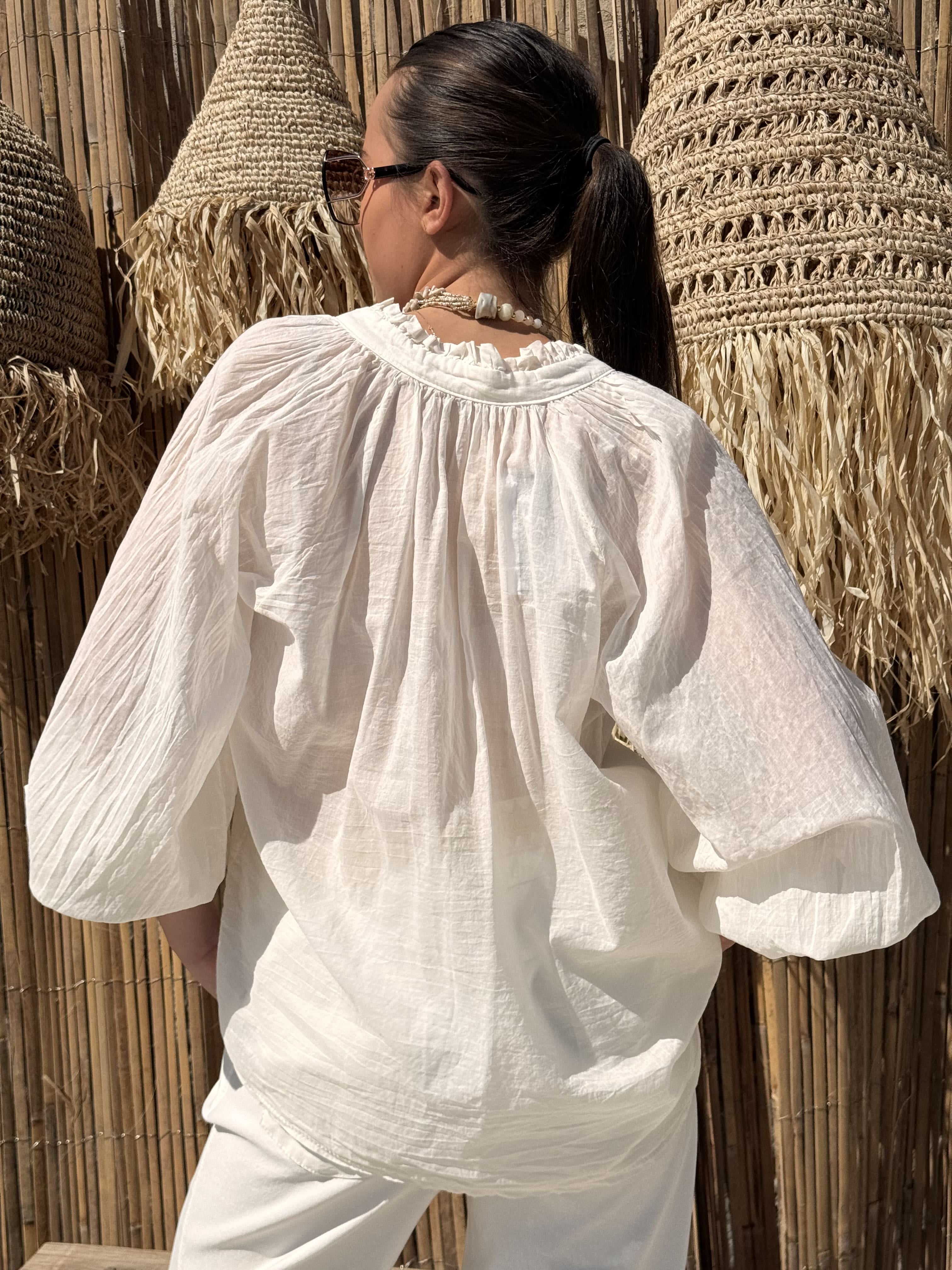Blouse | AUDE | Blanc