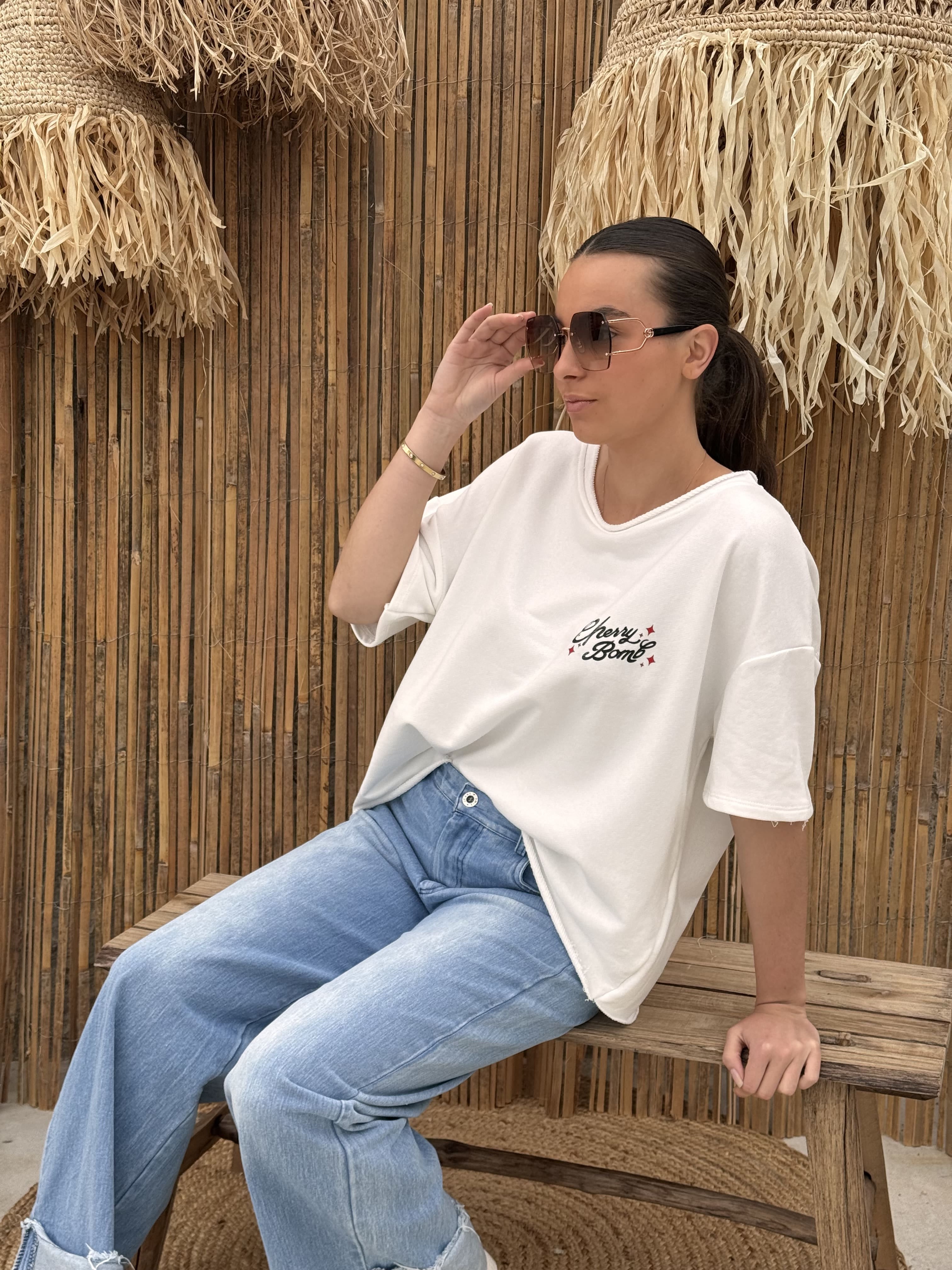 Sweat | CALISTA | Blanc
