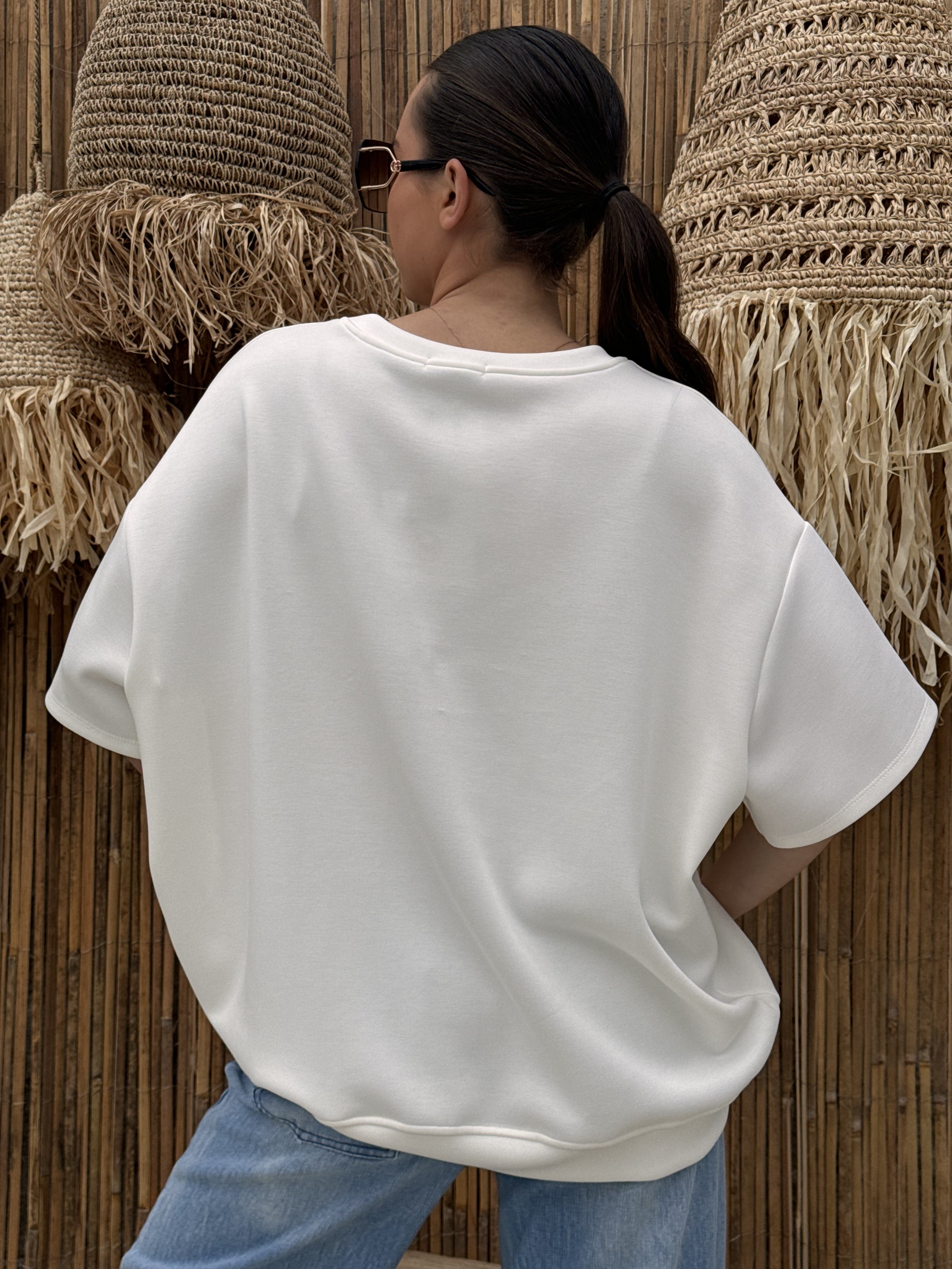 Sweat | MALOU | Blanc