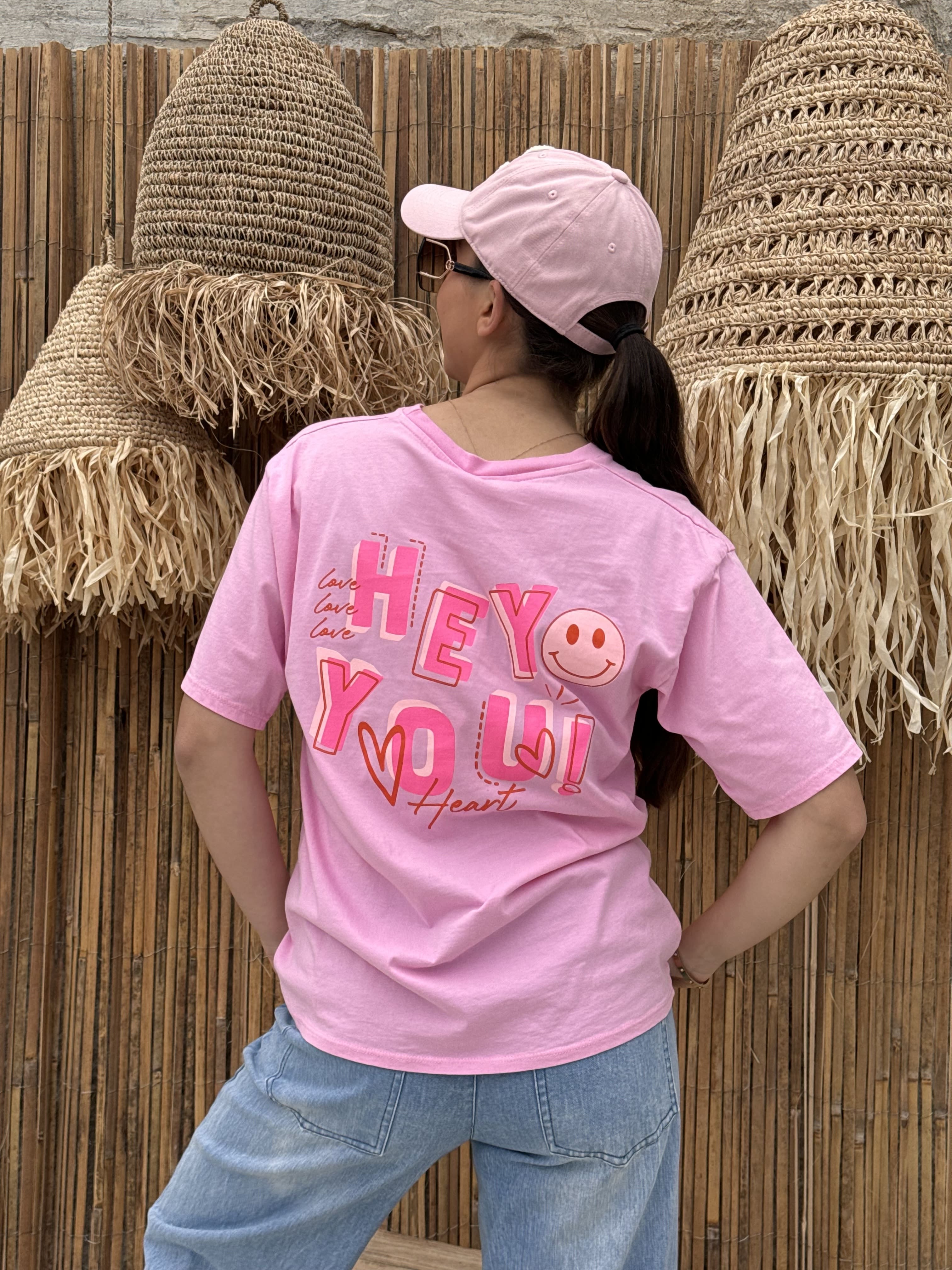 T-shirt | LENA | Rose