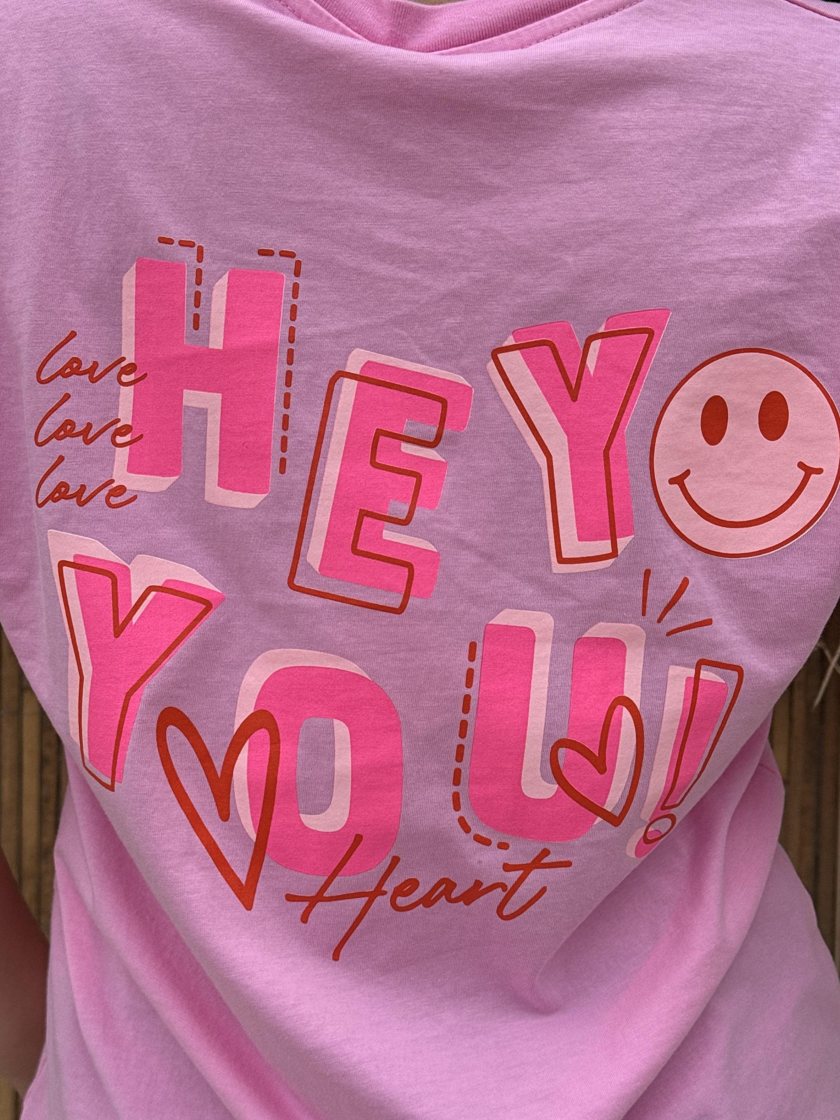 T-shirt | LENA | Rose