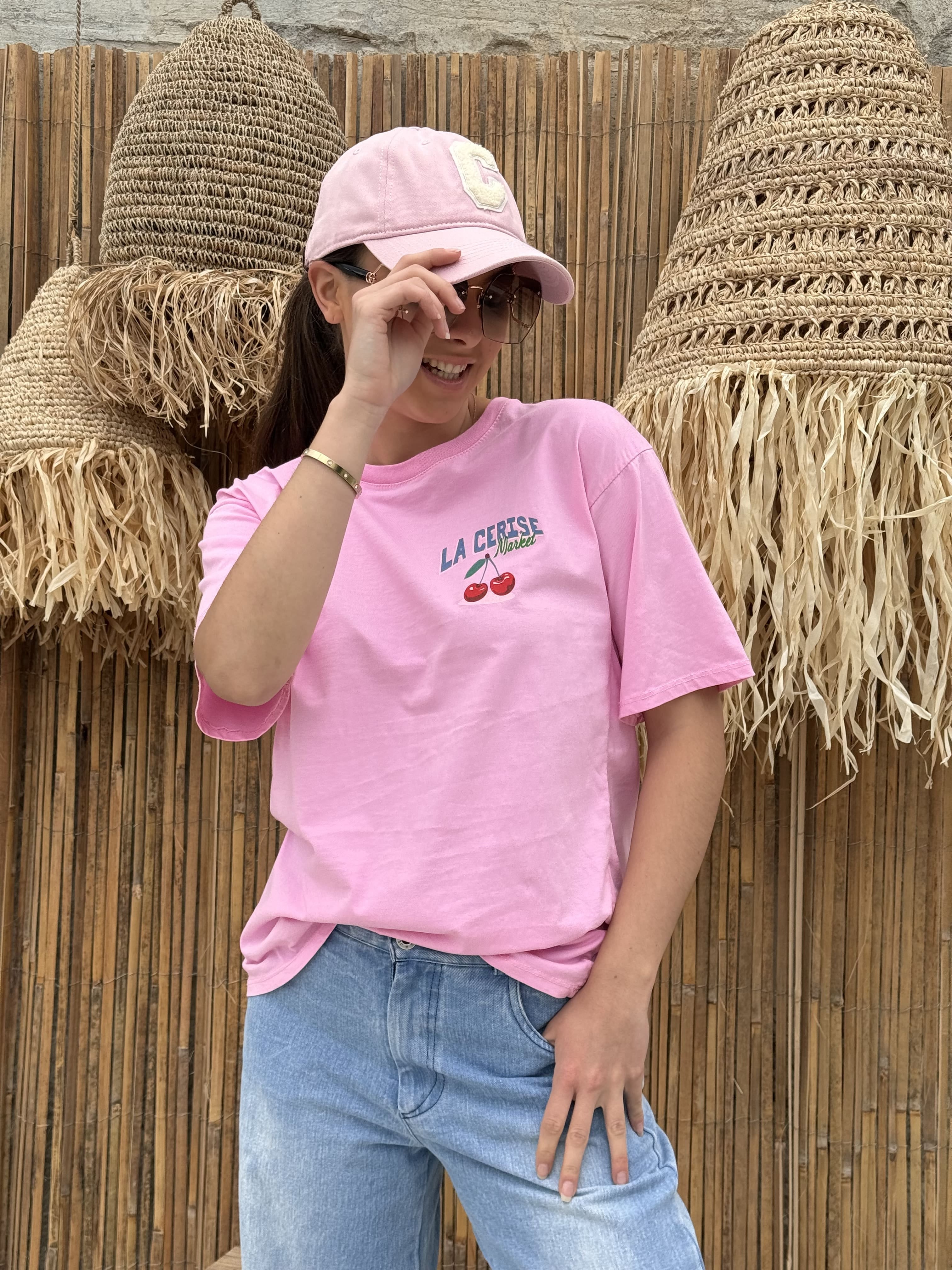 T-shirt | MILA | Rose