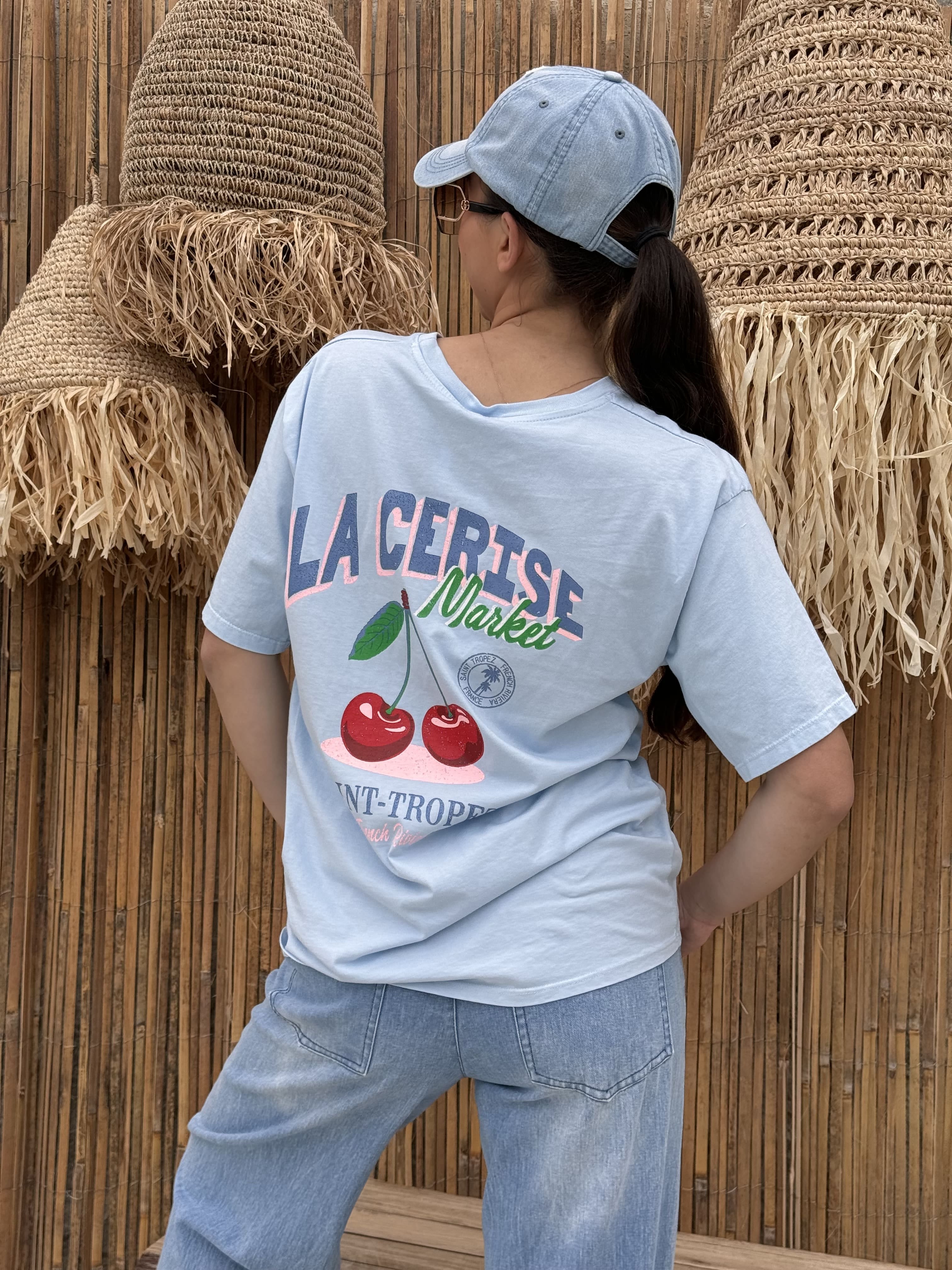 T-shirt | MILA | Bleu
