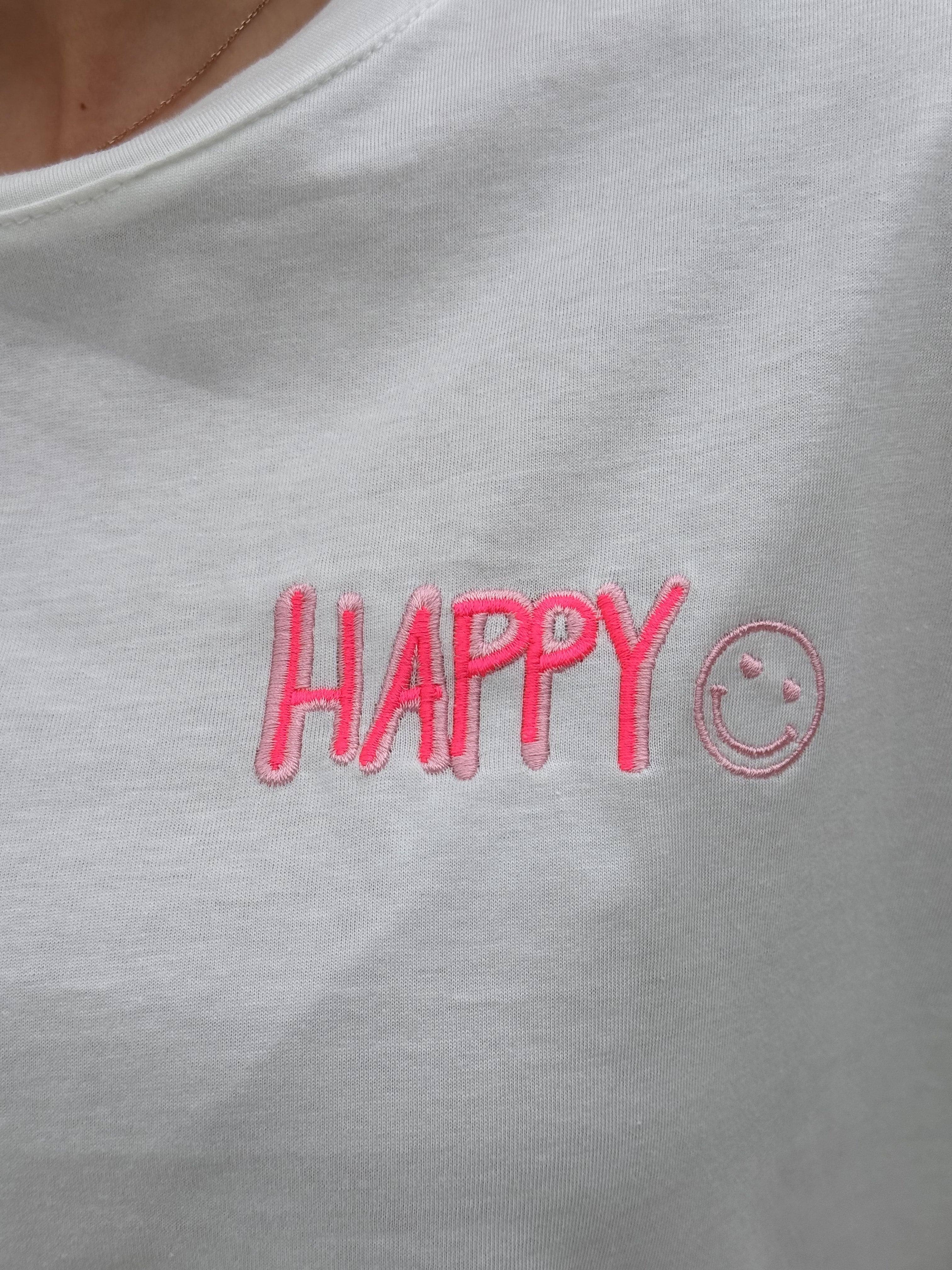 T-shirt | NAYA | Blanc Rose