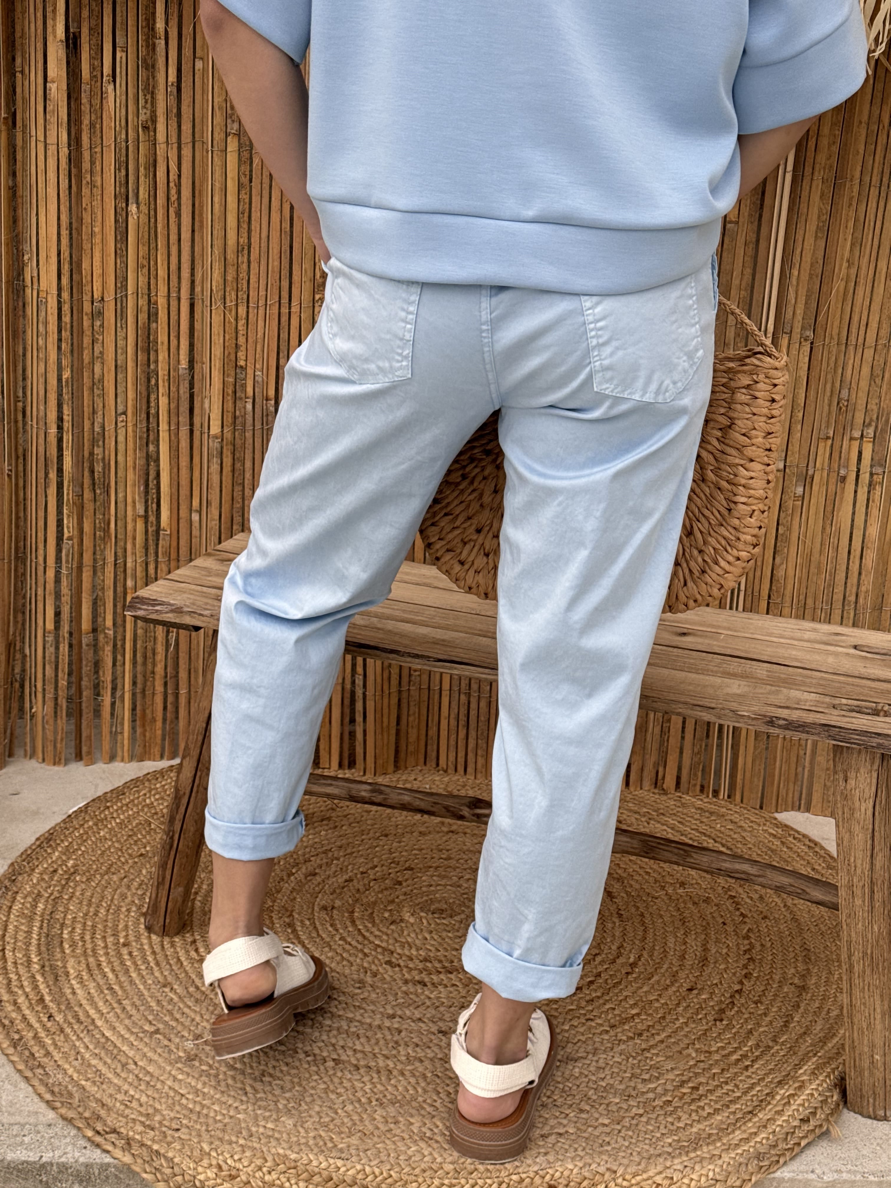 Pantalon | MAE | Bleu ciel