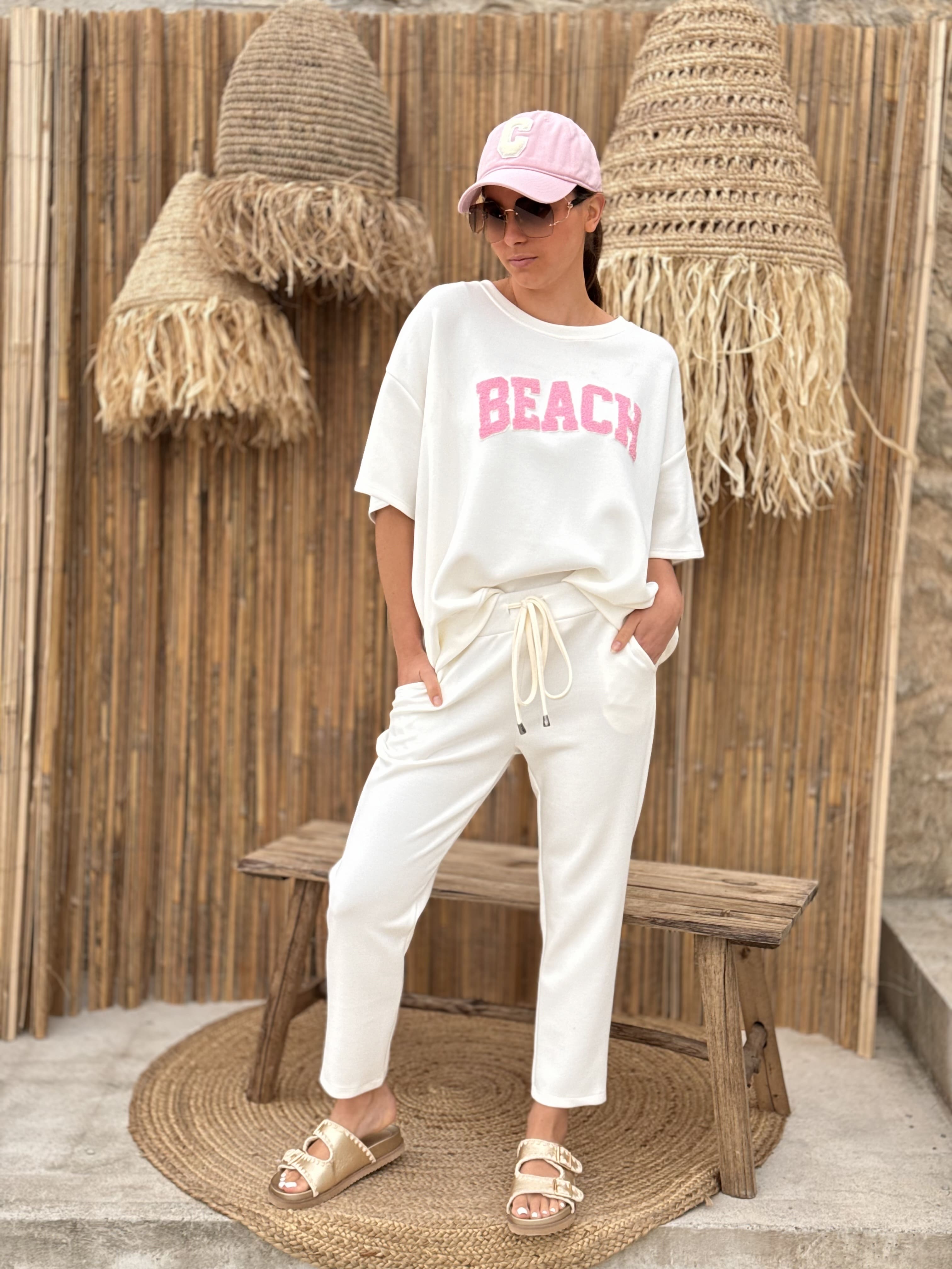 Sweat | MALOU | Blanc Rose