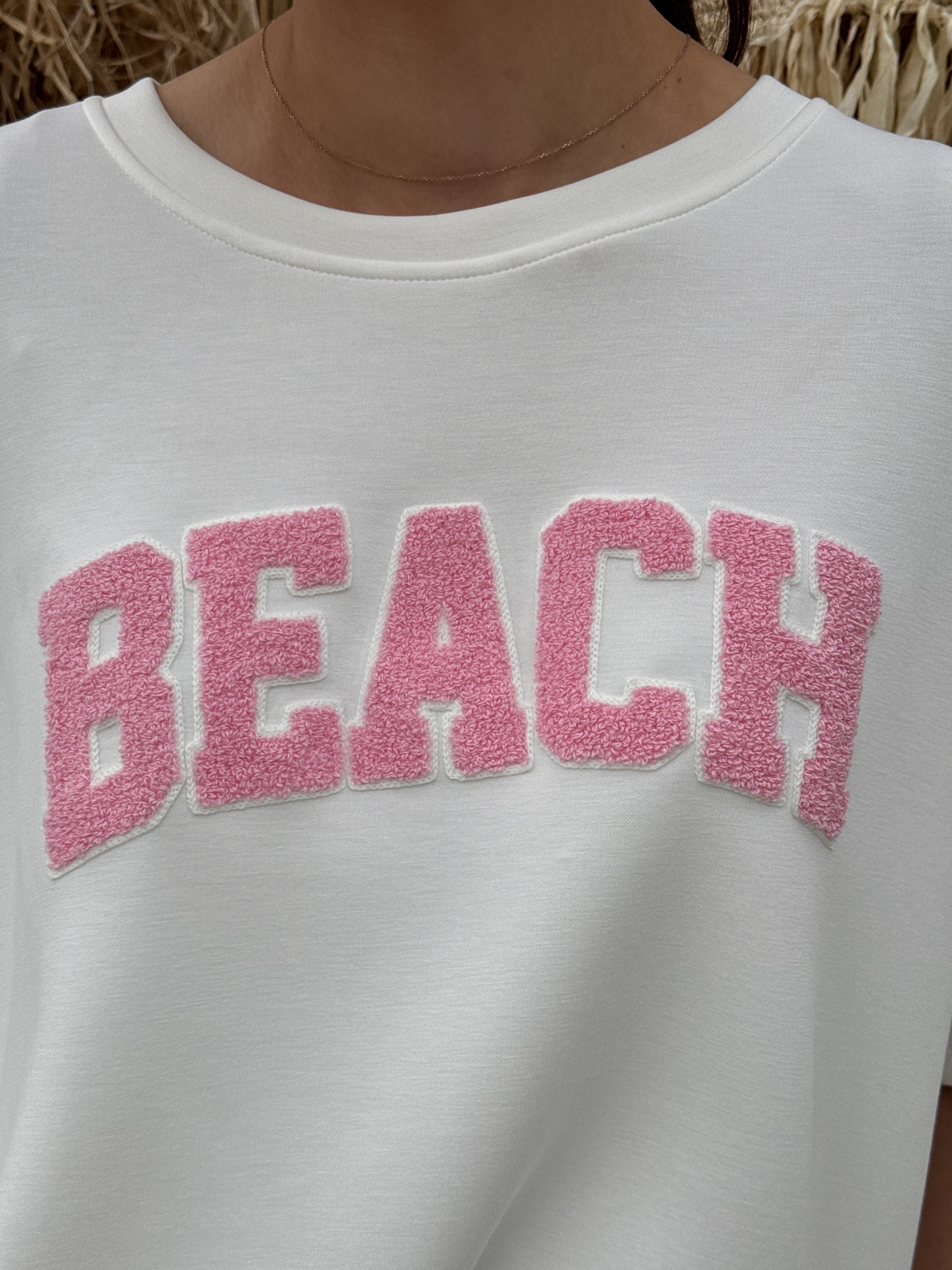 Sweat | MALOU | Blanc Rose