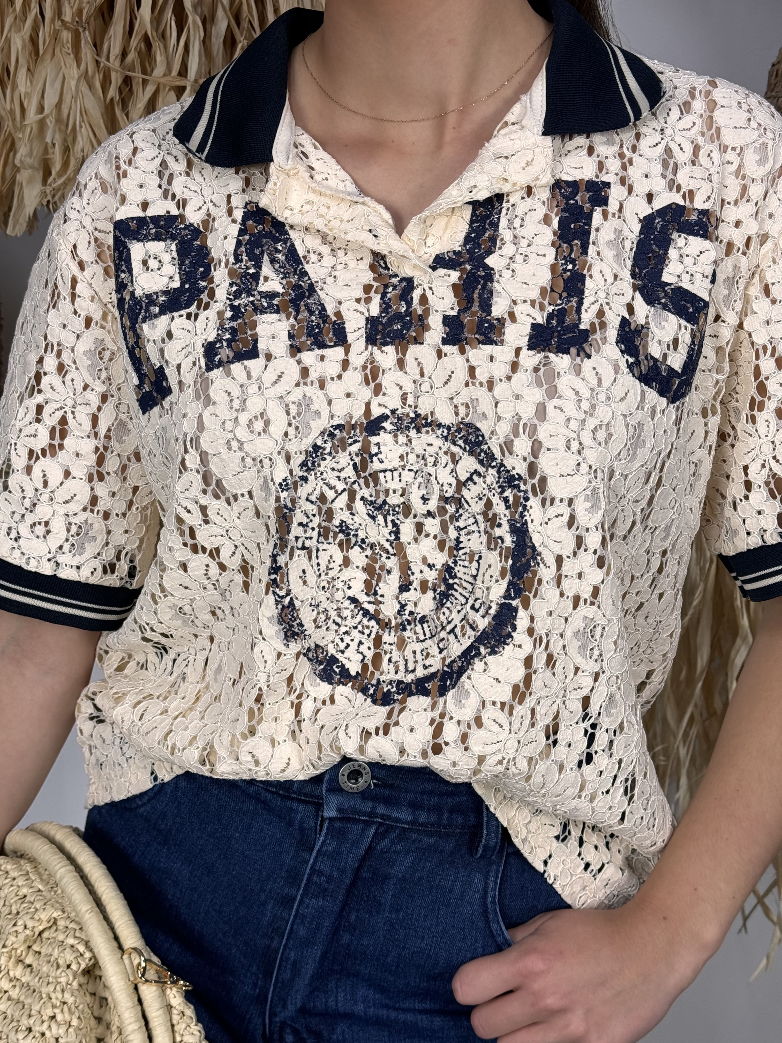T-shirt | LOLA | Beige