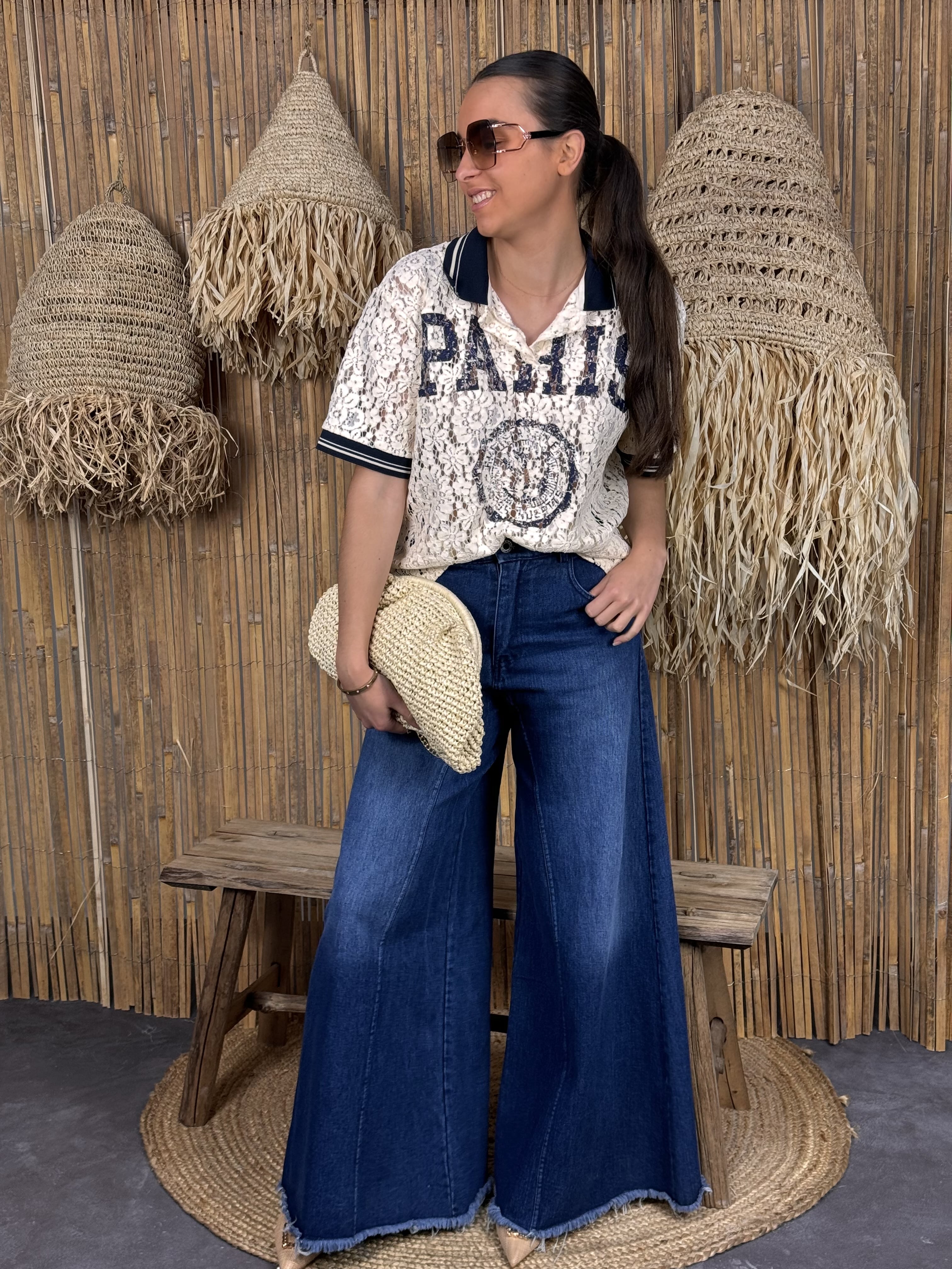 T-shirt | LOLA | Beige
