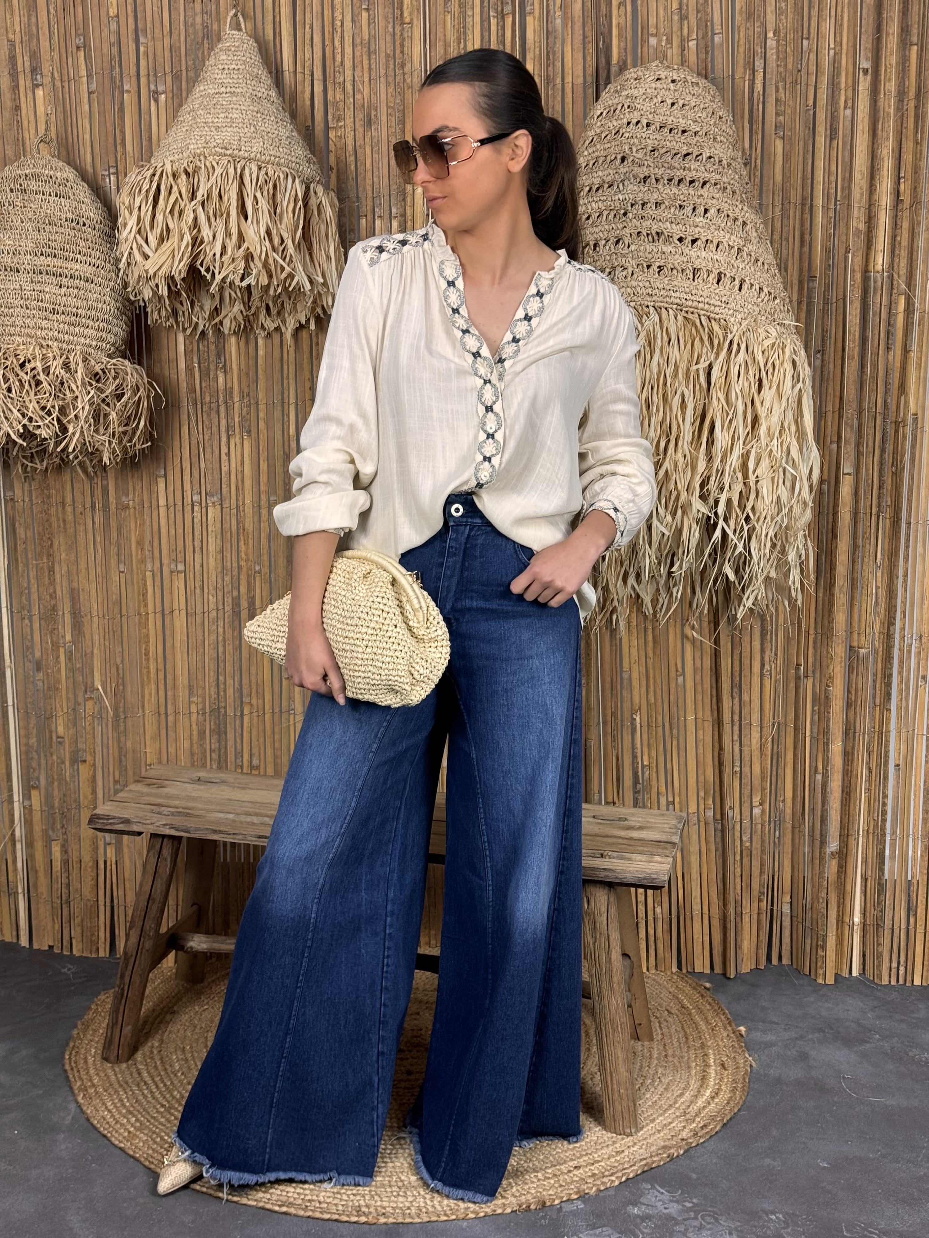 Jean | LEONIE | Bleu Brut