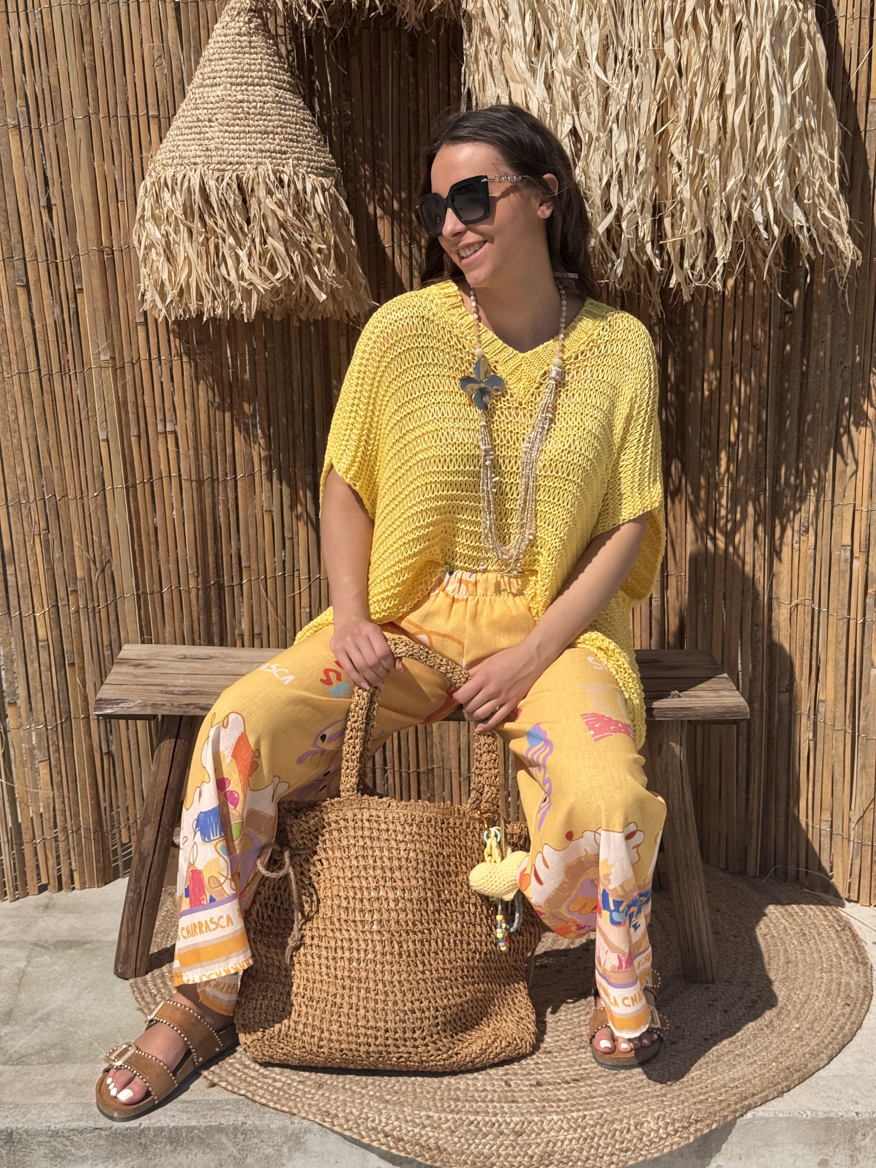Pantalon | Doni | Jaune