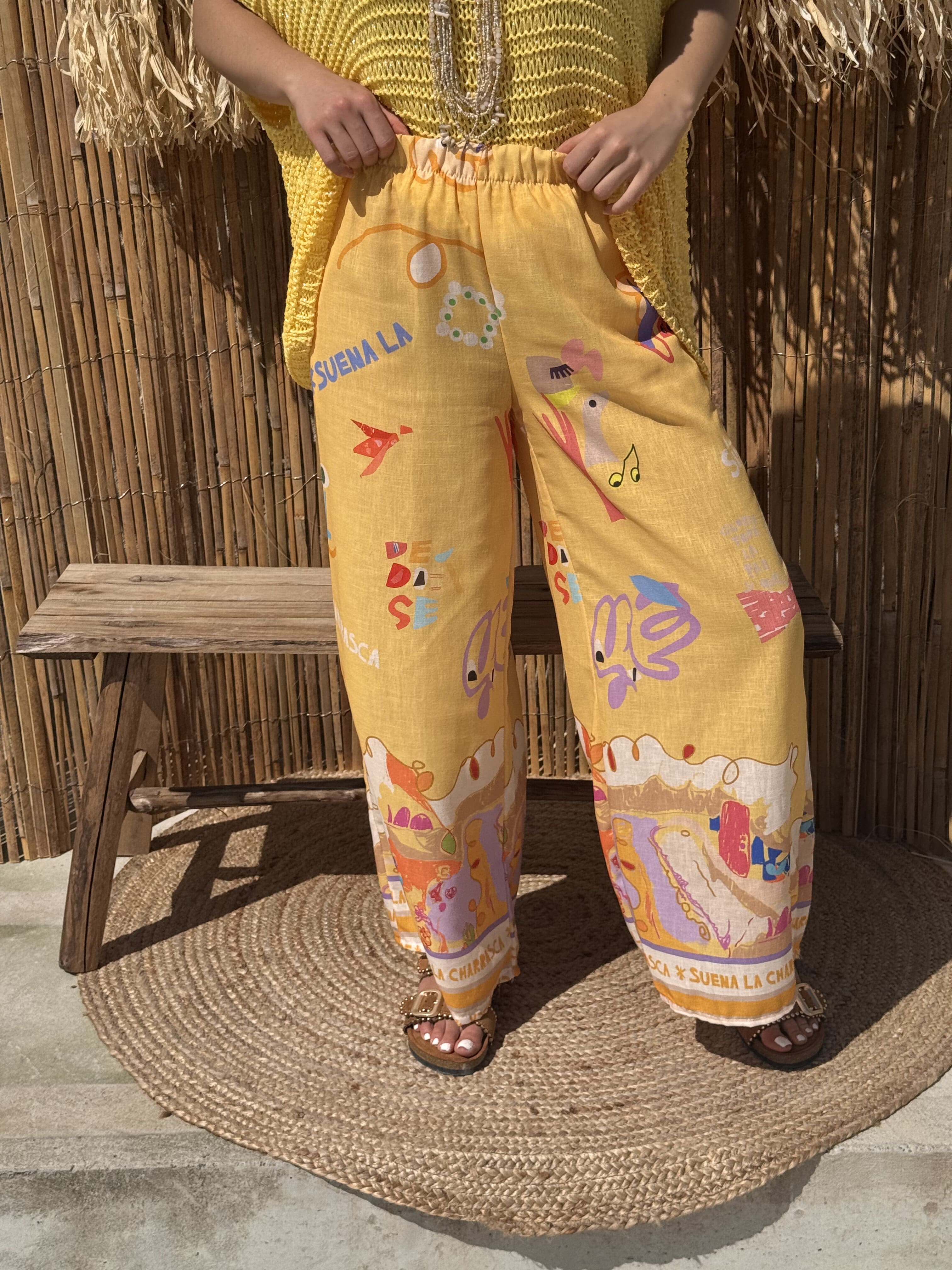 Pantalon | Doni | Jaune