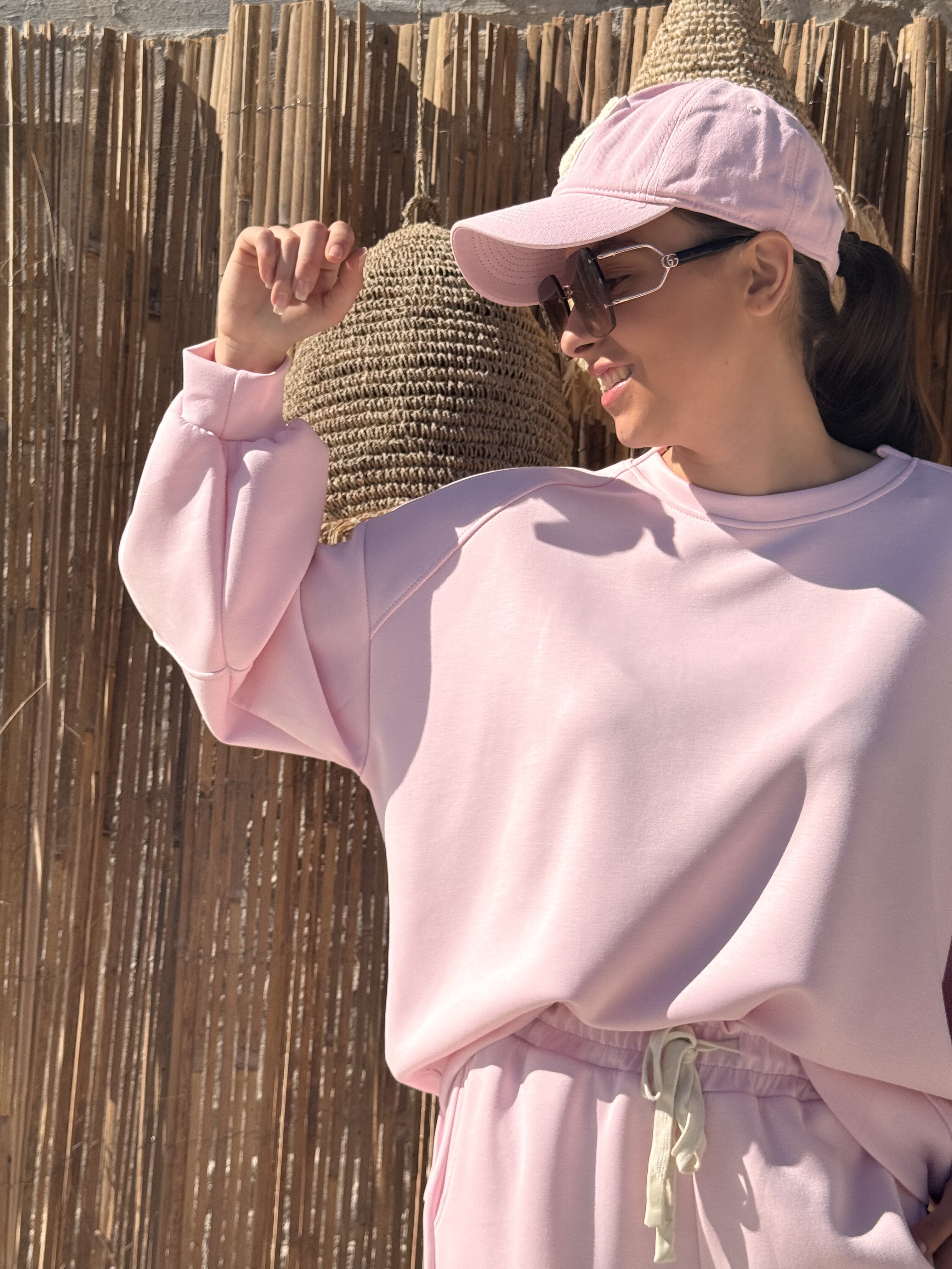 Ensemble Sweat Et Jogging  | ELORA | Rose Clair