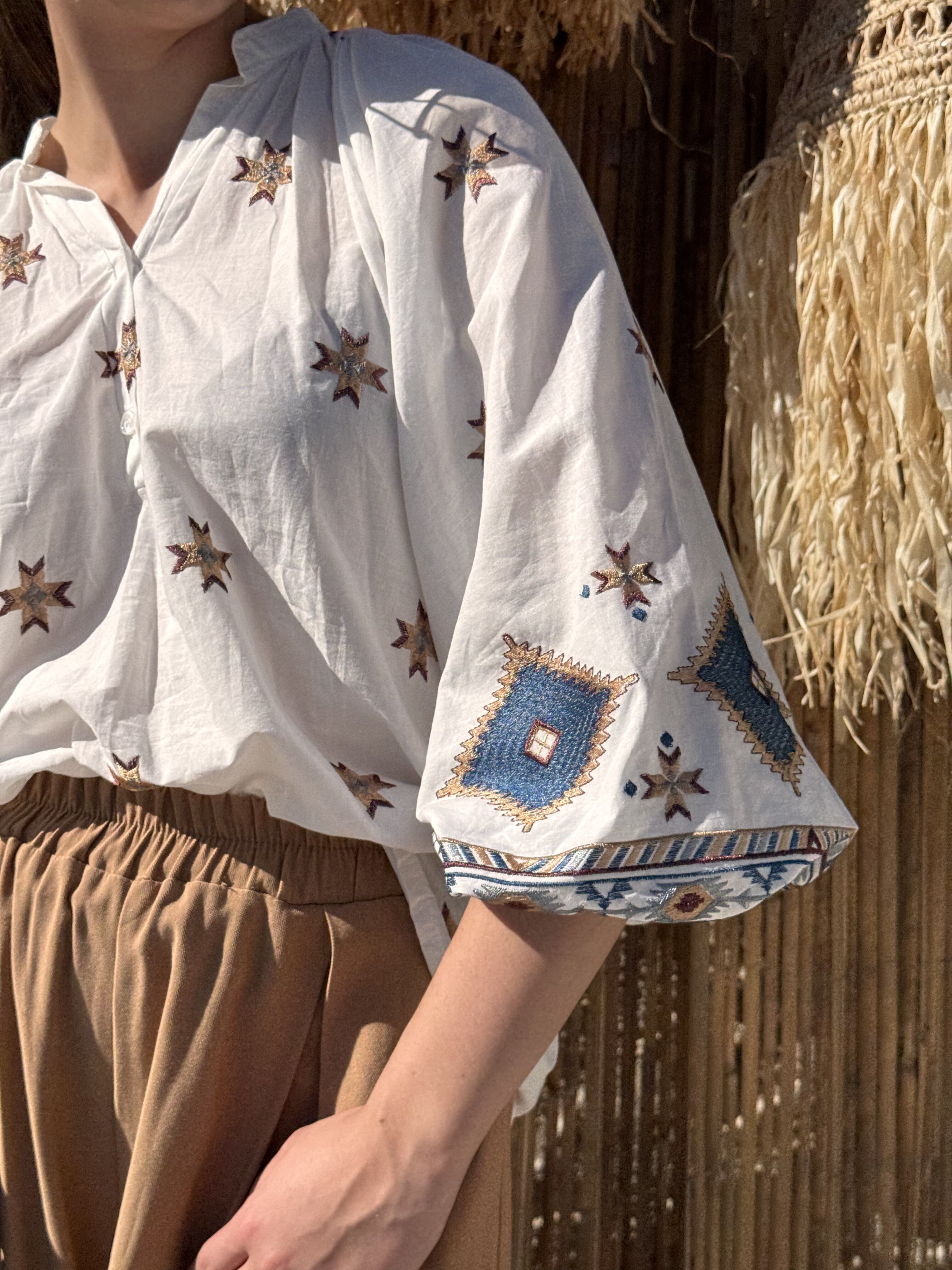 Blouse | CASSANDRA | Blanche