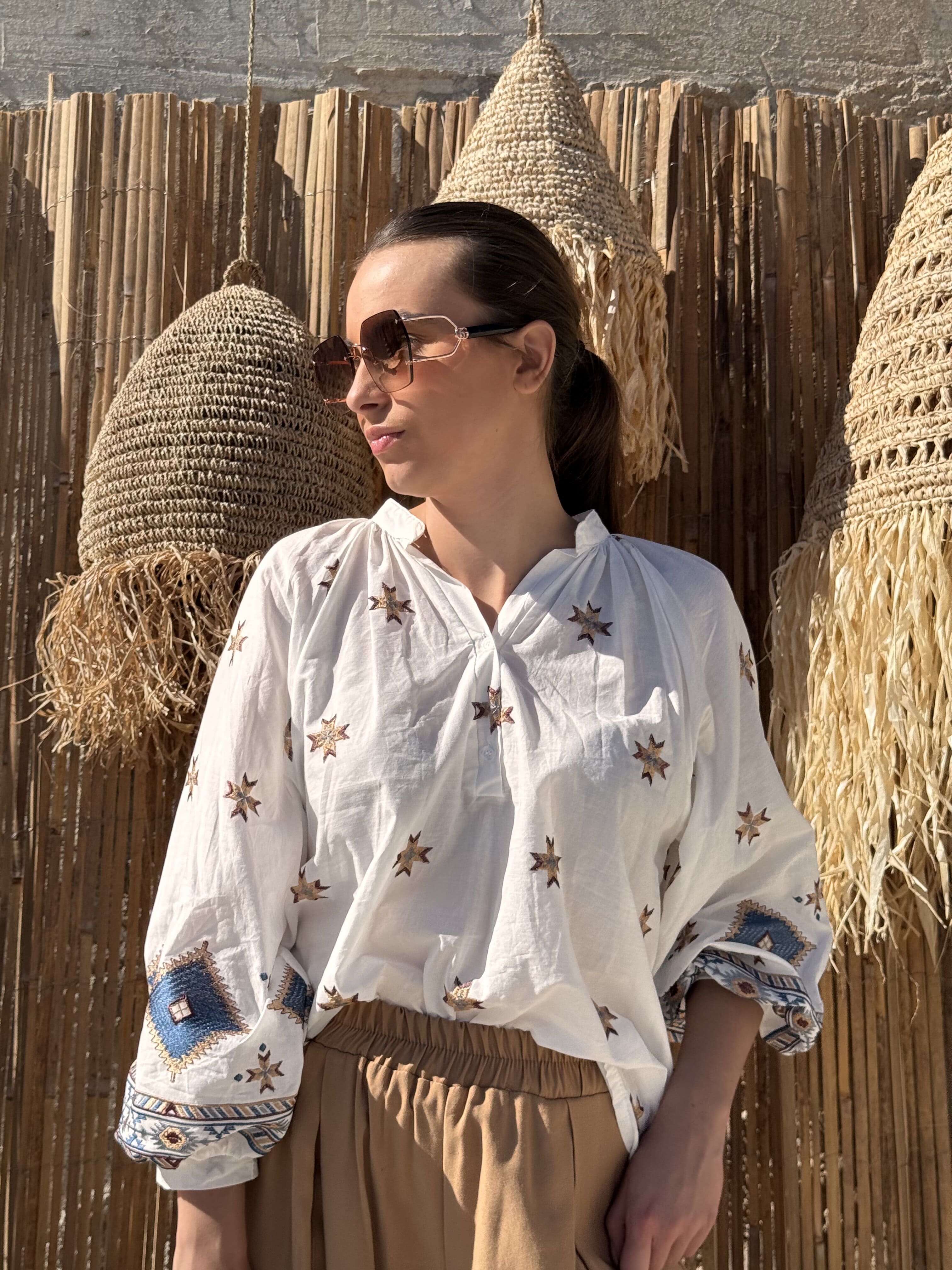 Blouse | CASSANDRA | Blanche