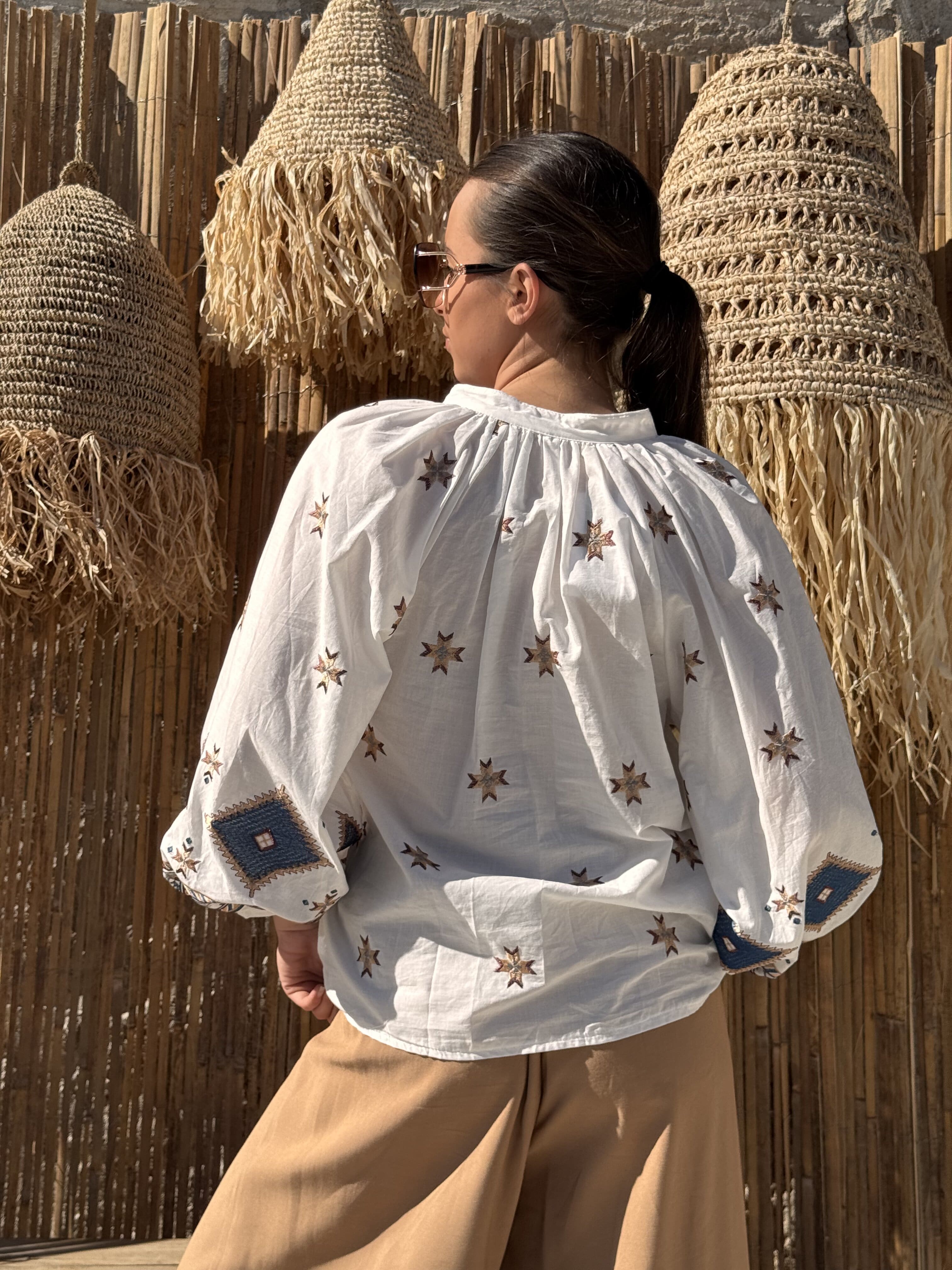 Blouse | CASSANDRA | Blanche
