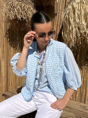 Veste sans manches | LYNA | Bleu