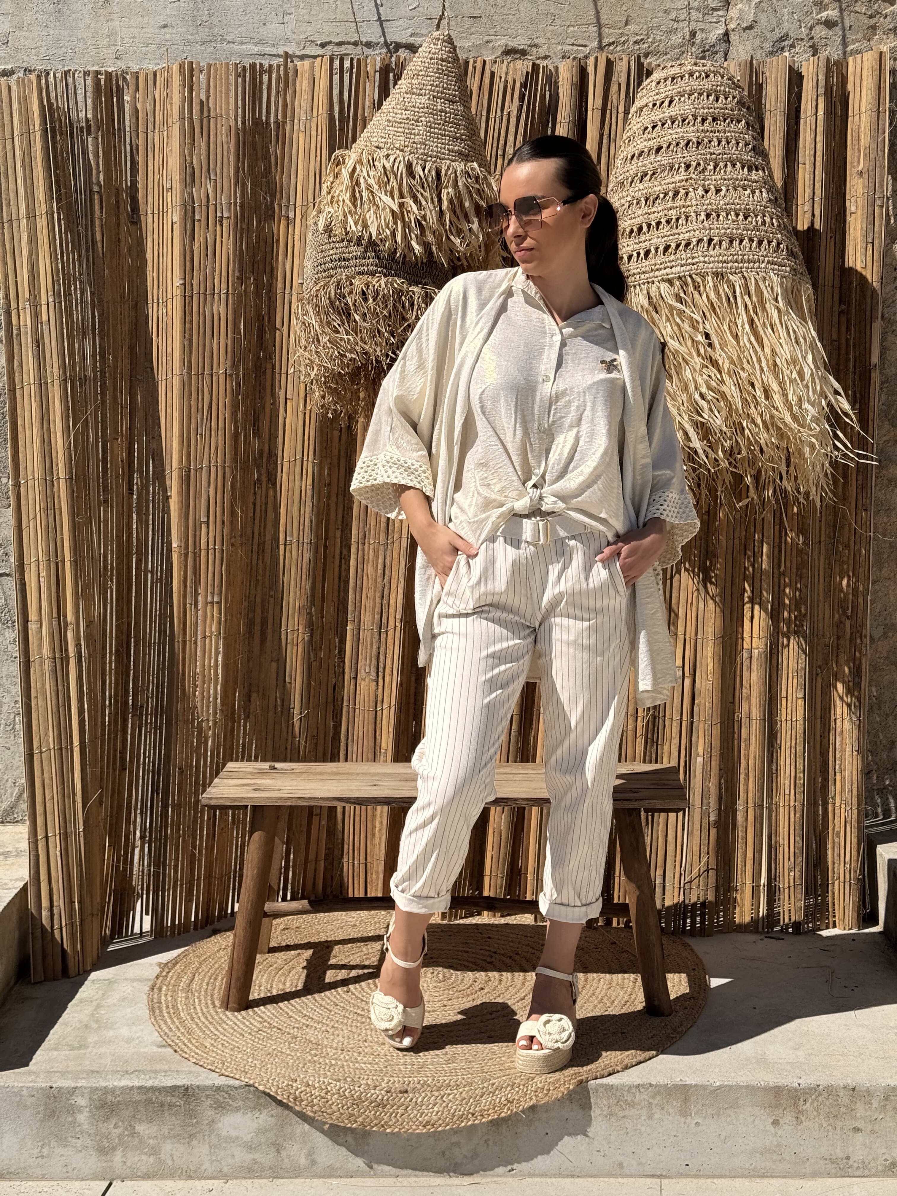 Chemise | CLEO | Beige