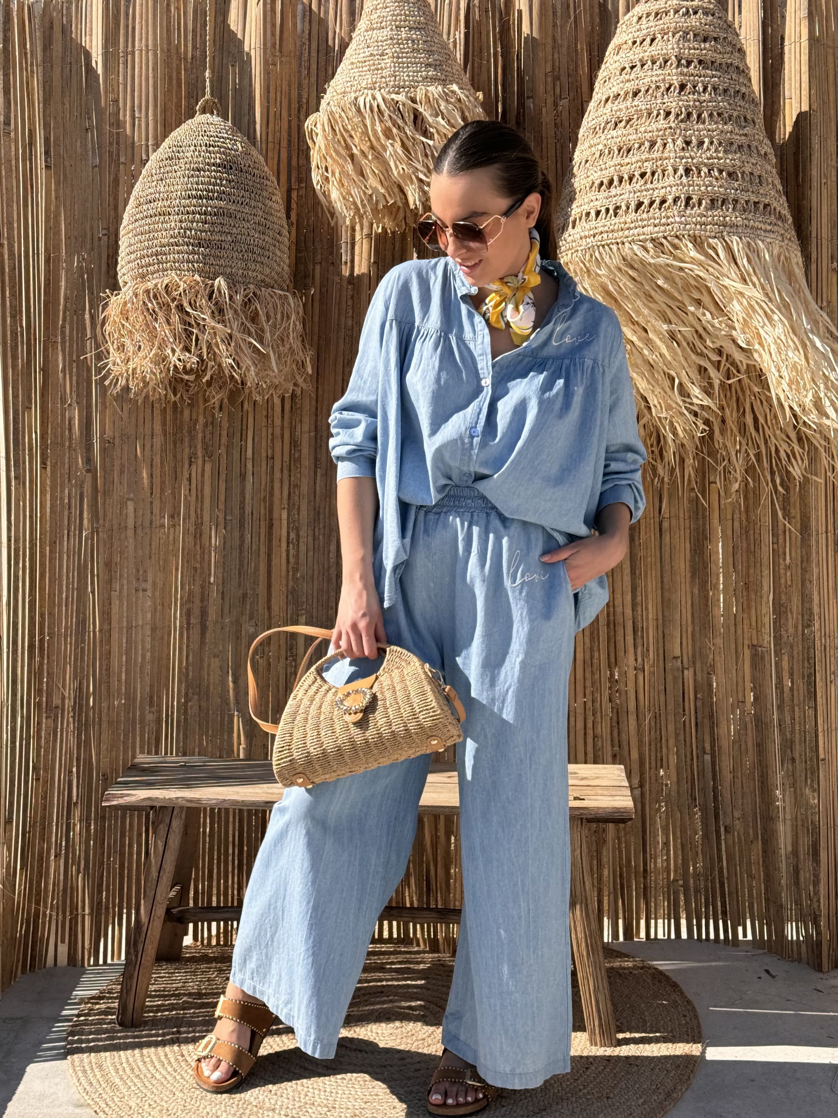 Pantalon | ISÉA | Bleu