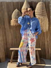 Pantalon | DONI | Rose Et Bleu