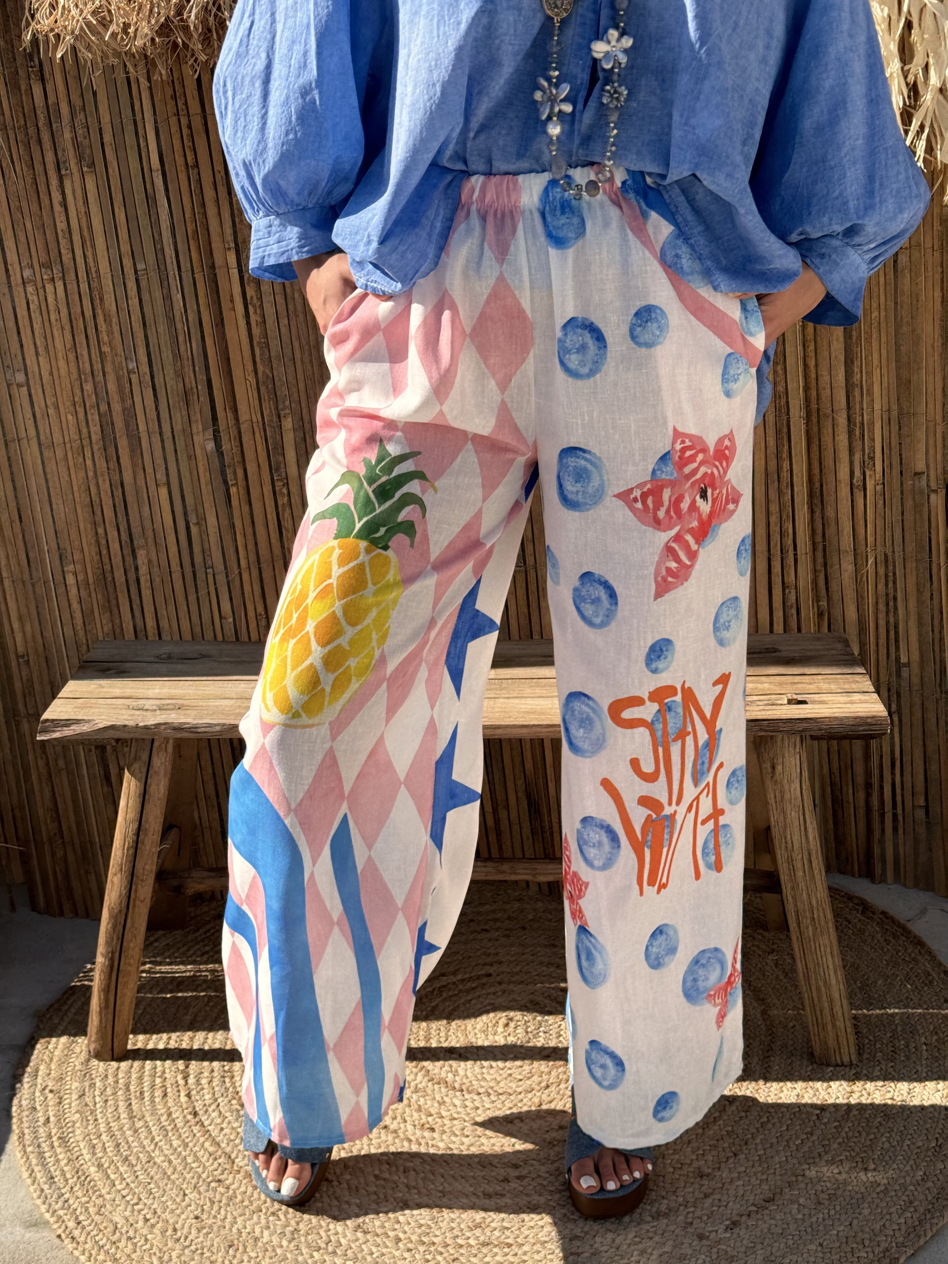 Pantalon | DONI | Rose Et Bleu