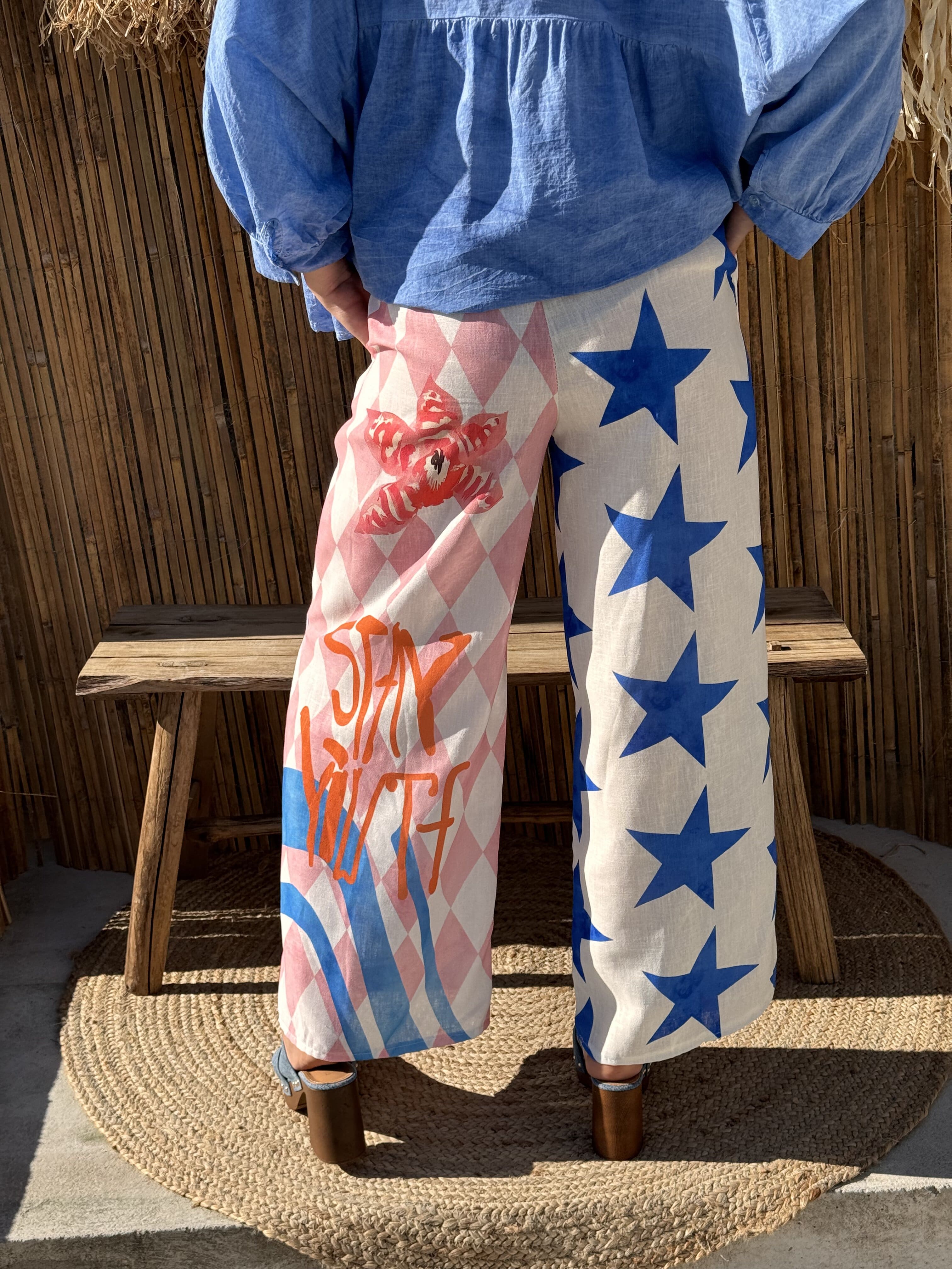 Pantalon | DONI | Rose Et Bleu