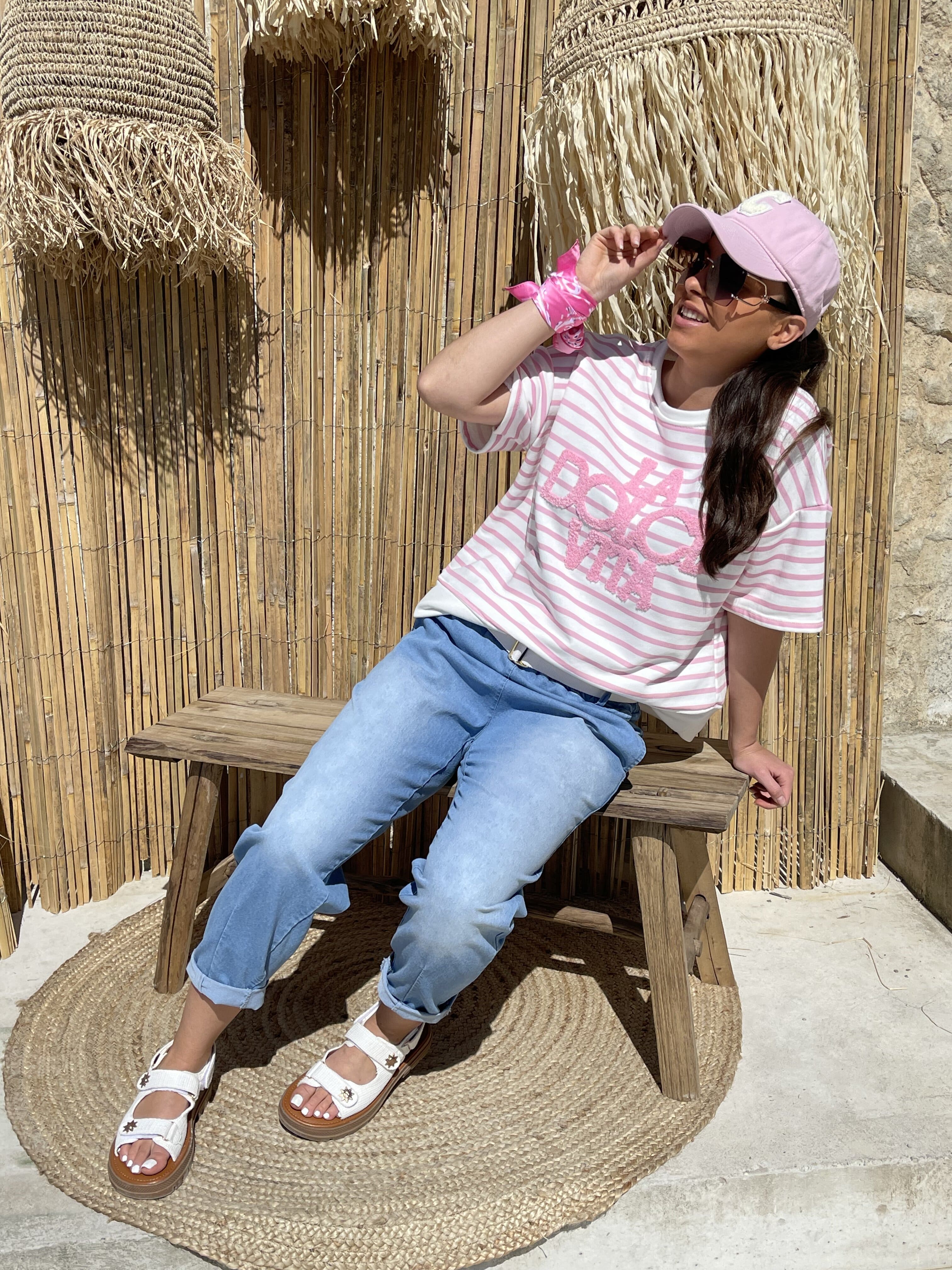 Sweat | AMALIA | Rose Et Blanc