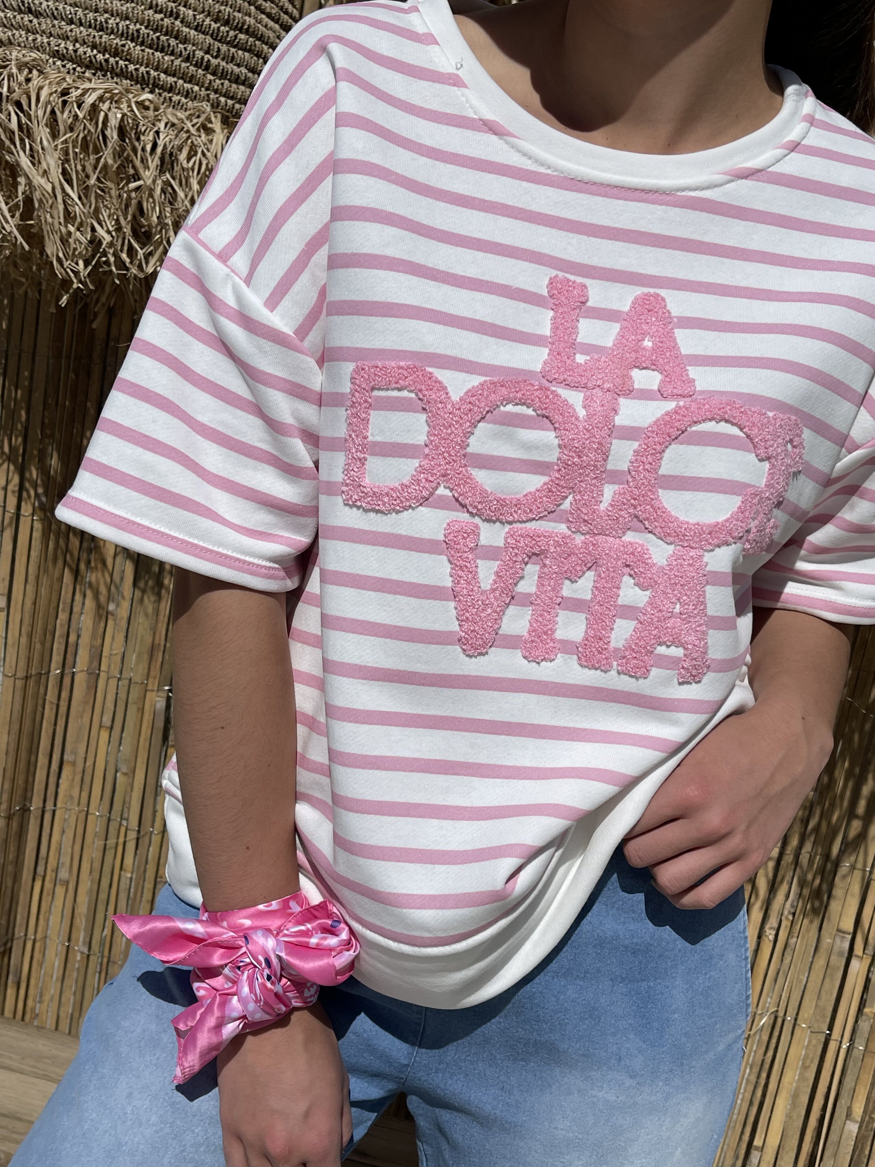 Sweat | AMALIA | Rose Et Blanc