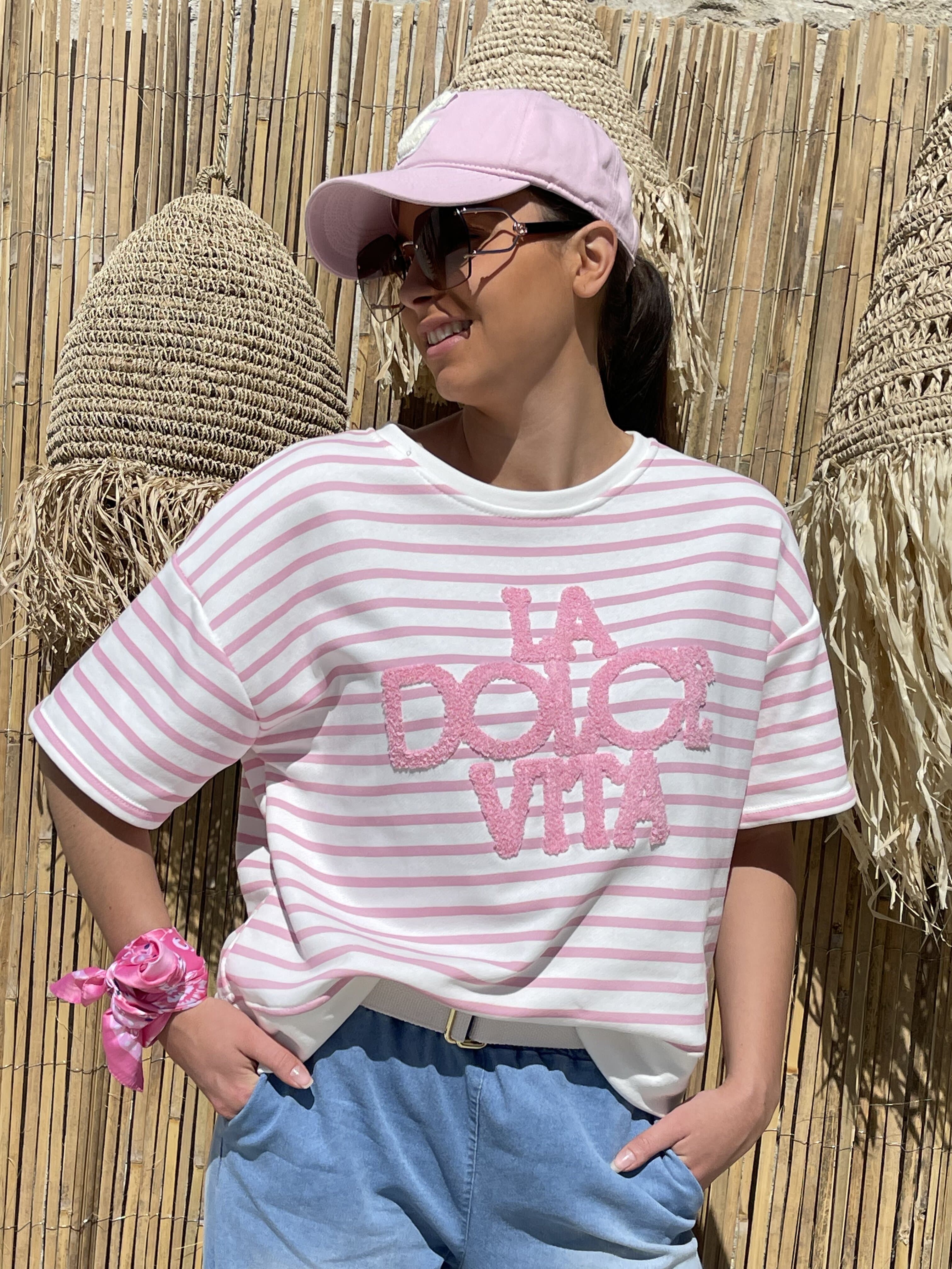 Sweat | AMALIA | Rose Et Blanc