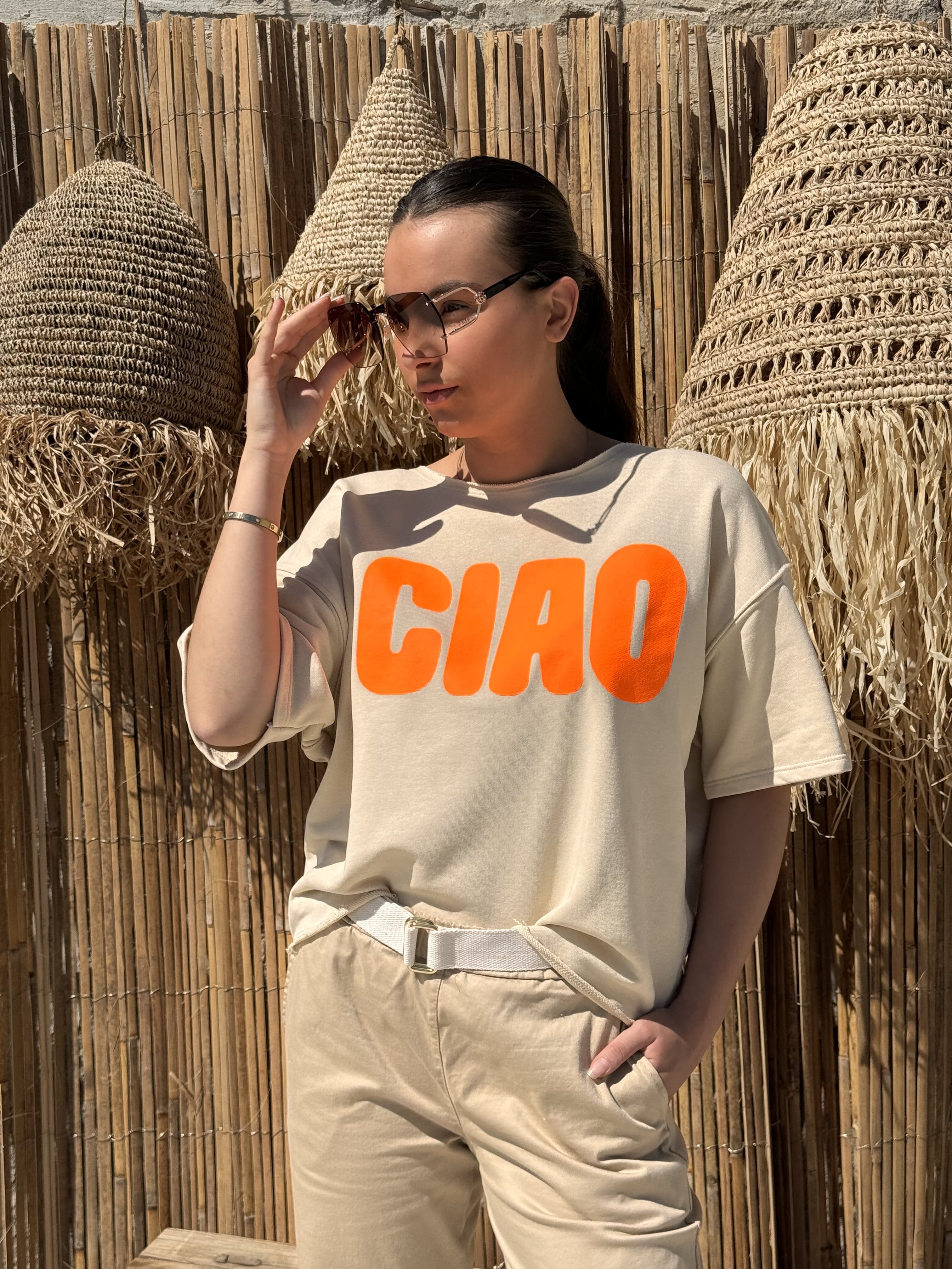 Sweat | LIVIA | Beige