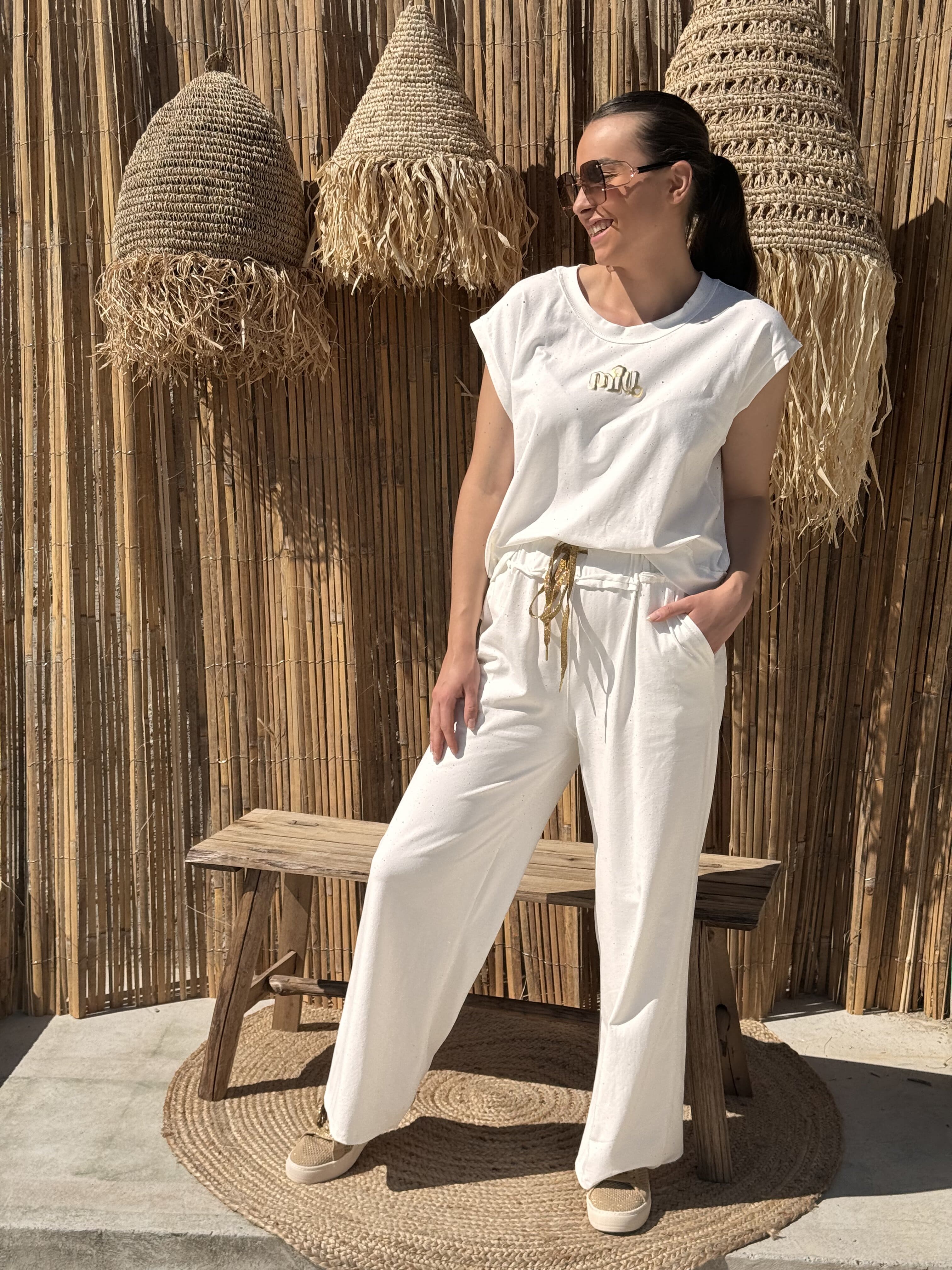 Pantalon | EDEN | Blanc